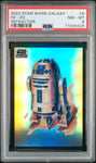 2022 Topps Chrome Star Wars Galaxy 9 R2-D2 Refractor PSA 8