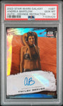 2022 Topps Chrome Star Wars Galaxy Auto Andrea Bartlow Orange Refractor /25 PSA 10