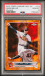 2022 Topps Chrome Update Sapphire Edition 213 Owen Miller Orange /25 PSA 10