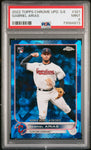 2022 Topps Chrome Update Sapphire Edition 321 Gabriel Arias RC Rookie Debut PSA 9