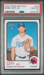 2022 Topps Heritage 520 Bobby Witt Jr. PSA 10