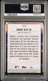 2022 Topps Home Field Advantage HA21 Bobby Witt Jr. Update PSA 9