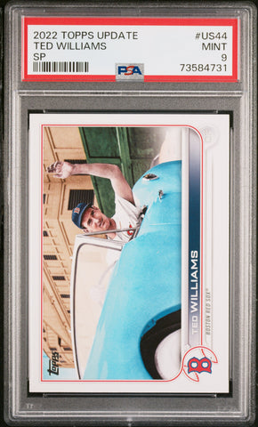 2022 Topps Update US44 Ted Williams SP PSA 9