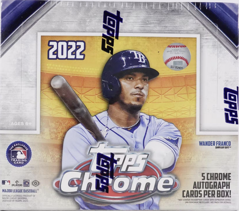 2022 Topps Chrome Baseball Hobby Jumbo Box w/ Silver Pack