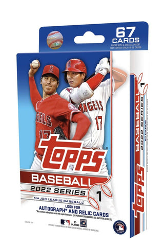 2022 Topps Series 1 Baseball Hanger Box - 67 Cards