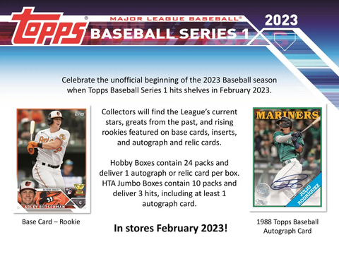 2023 Topps Series 1 Baseball Jumbo Hobby Box