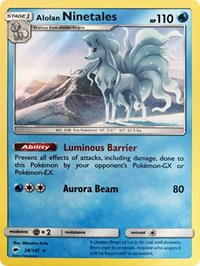 Alolan Ninetales - 28/147 (Water Web Holo) (28/147) [Deck Exclusives]
