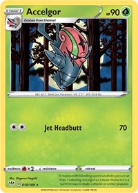 Accelgor (10/189) [SWSH03: Darkness Ablaze]