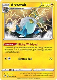Arctozolt (66/189) [SWSH03: Darkness Ablaze]