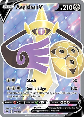 Aegislash V (Full Art) [SWSH04: Vivid Voltage]