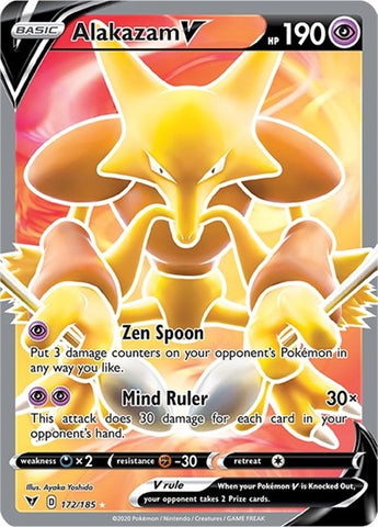 Alakazam V (Full Art) [SWSH04: Vivid Voltage]