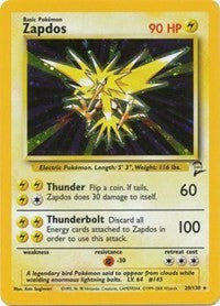 Zapdos (20) [Base Set 2]