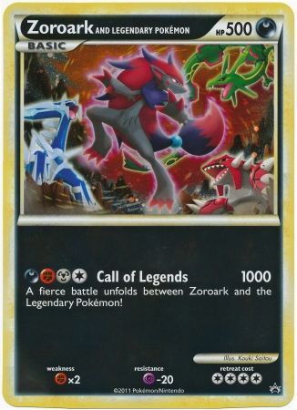 Zoroark and Legendary Pokemon (Miscellaneous Promotional cards) [Jumbo Cards]