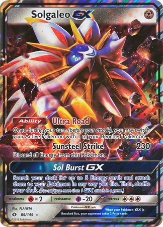 Solgaleo GX (Sun & Moon) (89/149) [Jumbo Cards]