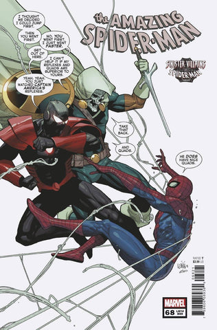 Amazing Spider-Man #68 Yu Spider-man Villains Variant Cover