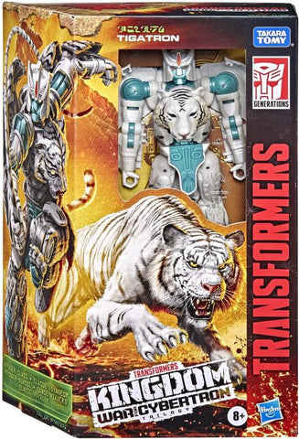 Transformers War For Cybertron: Kingdom Tigatron Voyager Class Figure