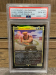 2022 Magic MTG Street Fighter Secret Lair Drop Guile, Sonic Soldier Foil PSA 10