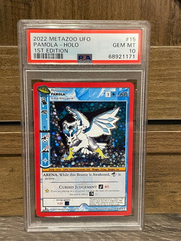 2022 Metazoo Ufo 15 Pamola Holo 1st Edition PSA 10