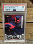 2022 Marvel Metal Universe Spider-Man #84 Spider-Man 2099 Grandiose PSA 7