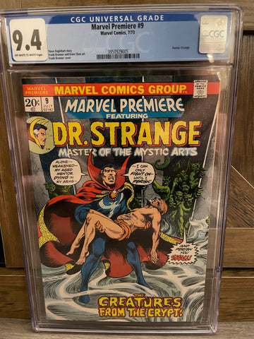Marvel Premiere #9 Dr. Strange CGC 9.4 OW/W PAGES
