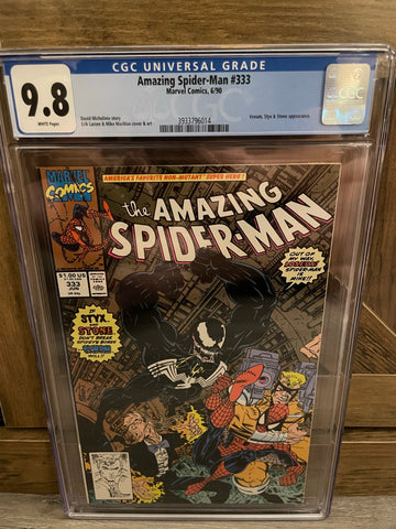 Amazing Spider-Man #333 CGC 9.8 WHITE Pages |