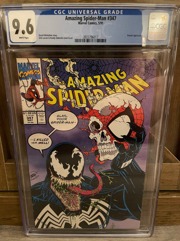Amazing Spider-Man #347 CGC 9.6 WHITE Pages