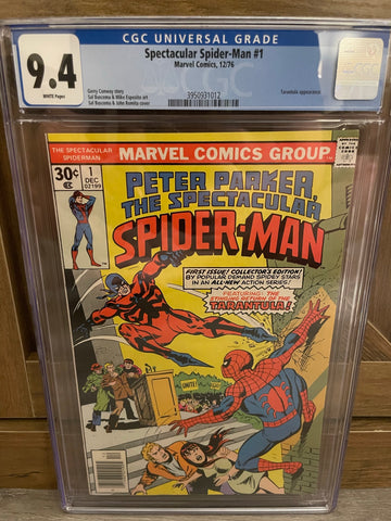 Spectacular Spider-Man #1 CGC 9.4 WHITE Pages