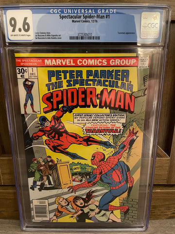 Spectacular Spider-Man #1 CGC 9.6 OW/W Pages