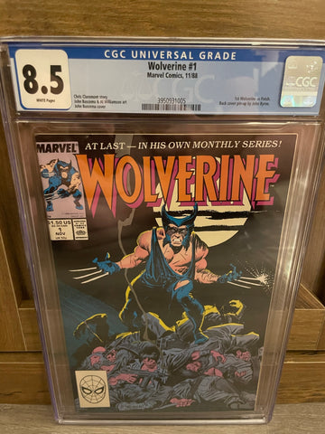Wolverine #1 CGC 8.5 WHITE Pages