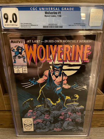 Wolverine #1 CGC 9.0 OW/W Pages