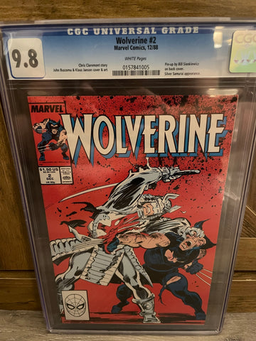 Wolverine #2 CGC 9.8 WHITE Pages