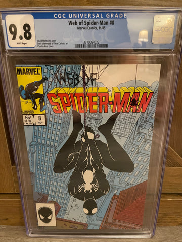 Web of Spider-Man #8 CGC 9.8 WHITE Pages