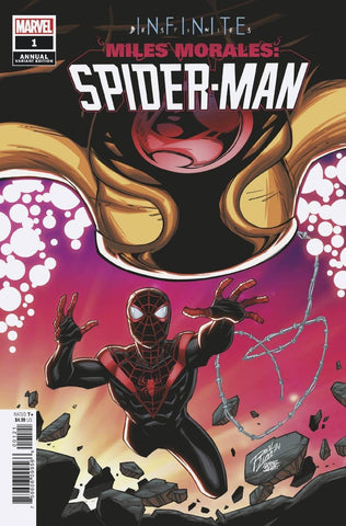 Miles Morales Spider-Man Annual #1 Connecting Variant Cover Inifinite Destinies