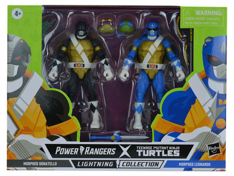 Power Rangers Lightning Collection X Teenage Mutant Ninja Turtles Morphed Donatello & Leonardo