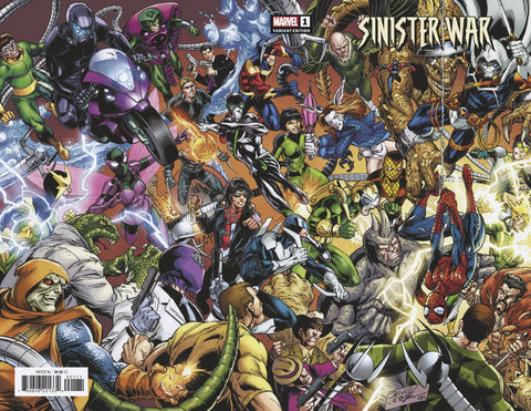 Sinister War #1 Bagley Wraparound Variant Cover