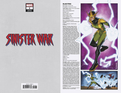 Sinister War #1 Baldeon Handbook Variant Cover