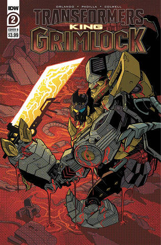 Transformers King Grimlock #2 Cover B Kyriazis 9/1