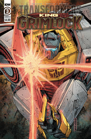 Transformers King Grimlock #3 Cover B Padilla