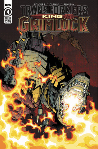 Transformers King Grimlock #4 Cover B Kyriazis
