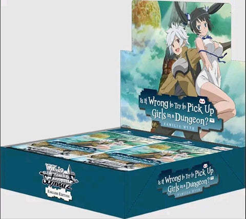 Weiss Schwarz: Is It Wrong to Try and Pick Up Girls in a Dungeon Booster Display
