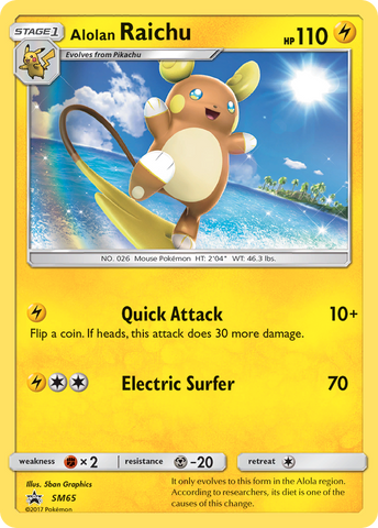 Alolan Raichu [SM Black Star Promos]