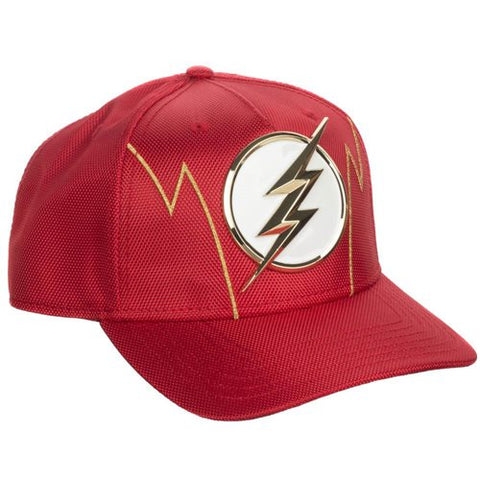 Bioworld The Flash Ballistic Nylon Pre-Curved Snapback Hat