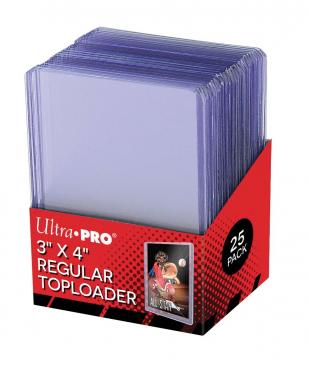 Ultra Pro Regular Top Loaders Clear 3"x4" 25CT