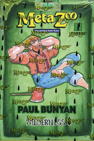 Metazoo TCG Wilderness 1st Edition Theme Deck Paul Bunyan